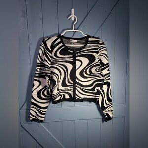 Black and White Cardigan